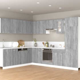 Sonoma grauer Hängeschrank aus Holzwerkstoff, 60 x 31 x 40 cm von , Küchenschränke - Ref: Foro24-815592, Preis: 50,81 €, Raba...