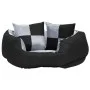Cojín para perro reversible y lavable gris y negro 65x50x20 cm de , Camas para perros - Ref: Foro24-171207, Precio: 41,82 €, ...