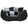Cojín para perro reversible y lavable gris y negro 65x50x20 cm de , Camas para perros - Ref: Foro24-171207, Precio: 42,96 €, ...