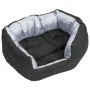 Cojín para perro reversible y lavable gris y negro 65x50x20 cm de , Camas para perros - Ref: Foro24-171207, Precio: 41,82 €, ...