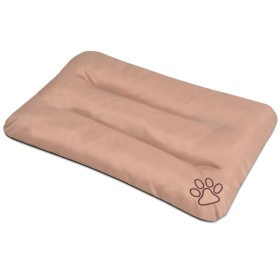 Colchón para perro tamaño XL beige