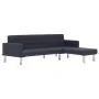 Dark gray polyester L-shaped sofa bed by , Sofas - Ref: Foro24-282304, Price: 399,81 €, Discount: %