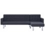 Dunkelgraues L-förmiges Schlafsofa aus Polyester von , Sofas - Ref: Foro24-282304, Preis: 435,98 €, Rabatt: %