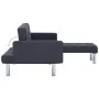 Dunkelgraues L-förmiges Schlafsofa aus Polyester von , Sofas - Ref: Foro24-282304, Preis: 399,81 €, Rabatt: %