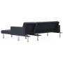 Dunkelgraues L-förmiges Schlafsofa aus Polyester von , Sofas - Ref: Foro24-282304, Preis: 399,81 €, Rabatt: %
