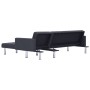 Dunkelgraues L-förmiges Schlafsofa aus Polyester von , Sofas - Ref: Foro24-282304, Preis: 435,98 €, Rabatt: %