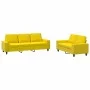 2-piece sofa set light yellow fabric by , Sofas - Ref: Foro24-3201903, Price: 510,51 €, Discount: %