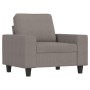 3-piece sofa set taupe gray fabric by , Sofas - Ref: Foro24-3201873, Price: 775,05 €, Discount: %