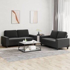 2-piece black fabric sofa set by , Sofas - Ref: Foro24-3201886, Price: 449,39 €, Discount: %