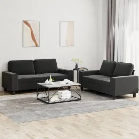 2-piece black fabric sofa set by , Sofas - Ref: Foro24-3201886, Price: 421,20 €, Discount: %