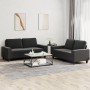 2-piece black fabric sofa set by , Sofas - Ref: Foro24-3201886, Price: 449,39 €, Discount: %