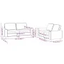 2-piece black fabric sofa set by , Sofas - Ref: Foro24-3201886, Price: 421,20 €, Discount: %