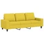 3-piece sofa set light yellow fabric by , Sofas - Ref: Foro24-3201871, Price: 733,21 €, Discount: %