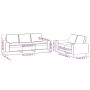 2-piece sofa set brown fabric by , Sofas - Ref: Foro24-3201901, Price: 539,21 €, Discount: %