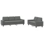 2-piece sofa set dark gray fabric by , Sofas - Ref: Foro24-3201899, Price: 532,10 €, Discount: %