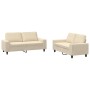 2-piece sofa set in cream fabric by , Sofas - Ref: Foro24-3201884, Price: 468,37 €, Discount: %