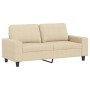 2-piece sofa set in cream fabric by , Sofas - Ref: Foro24-3201884, Price: 468,37 €, Discount: %