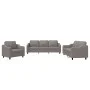 Sofa set with cushions 3 pieces taupe gray fabric by , Sofas - Ref: Foro24-3201777, Price: 619,51 €, Discount: %