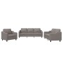 Sofagarnitur mit Kissen, 3-teilig, taupegrauer Stoff von , Sofas - Ref: Foro24-3201777, Preis: 608,46 €, Rabatt: %