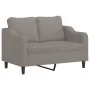 Sofa set with cushions 3 pieces taupe gray fabric by , Sofas - Ref: Foro24-3201777, Price: 619,51 €, Discount: %