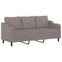 Sofa set with cushions 3 pieces taupe gray fabric by , Sofas - Ref: Foro24-3201777, Price: 619,51 €, Discount: %
