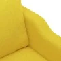 Sofa set with cushions 3 pieces light yellow fabric by , Sofas - Ref: Foro24-3201775, Price: 555,77 €, Discount: %