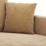 Brown velvet 3-piece sofa set with cushions by , Sofas - Ref: Foro24-3201737, Price: 501,21 €, Discount: %