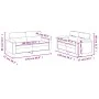 2-teilige Sofagarnitur aus schwarzem Kunstleder mit Kissen von , Sofas - Ref: Foro24-3202362, Preis: 446,43 €, Rabatt: %