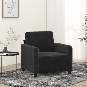Schwarzer Samtsessel 60 cm von , Sofas - Ref: Foro24-359427, Preis: 143,91 €, Rabatt: %