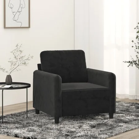 Schwarzer Samtsessel 60 cm von , Sofas - Ref: Foro24-359427, Preis: 143,91 €, Rabatt: %