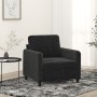 Black velvet armchair 60 cm by , Sofas - Ref: Foro24-359427, Price: 134,96 €, Discount: %