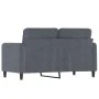 Dunkelgraues 2-Sitzer-Sofa aus Samt, 120 cm von , Sofas - Ref: Foro24-359433, Preis: 202,60 €, Rabatt: %