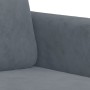 Dunkelgraues 2-Sitzer-Sofa aus Samt, 120 cm von , Sofas - Ref: Foro24-359433, Preis: 189,66 €, Rabatt: %