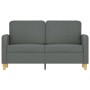 2-seater sofa in dark gray fabric 120 cm by , Sofas - Ref: Foro24-359471, Price: 238,58 €, Discount: %