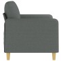 2-seater sofa in dark gray fabric 120 cm by , Sofas - Ref: Foro24-359471, Price: 238,58 €, Discount: %