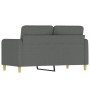 2-seater sofa in dark gray fabric 120 cm by , Sofas - Ref: Foro24-359471, Price: 238,58 €, Discount: %