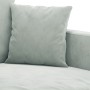 2-Sitzer-Sofa aus hellgrauem Samt, 120 cm von , Sofas - Ref: Foro24-359293, Preis: 198,29 €, Rabatt: %