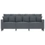 Dunkelgraues 3-Sitzer-Sofa aus Samt, 180 cm von , Sofas - Ref: Foro24-359314, Preis: 254,43 €, Rabatt: %
