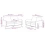 Zweiteilige Sofagarnitur aus hellgrauem Samt von , Sofas - Ref: Foro24-3201974, Preis: 342,74 €, Rabatt: %