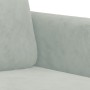 3-Sitzer-Sofa aus hellgrauem Samt, 180 cm von , Sofas - Ref: Foro24-359452, Preis: 242,29 €, Rabatt: %