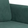 Zweiteilige Sofagarnitur aus dunkelgrünem Samt von , Sofas - Ref: Foro24-3201976, Preis: 457,27 €, Rabatt: %
