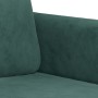 Zweiteilige Sofagarnitur aus dunkelgrünem Samt von , Sofas - Ref: Foro24-3201976, Preis: 465,31 €, Rabatt: %