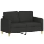 3-piece black fabric sofa set with cushions by , Sofas - Ref: Foro24-3202114, Price: 511,60 €, Discount: %