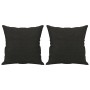 Sofagarnitur mit Kissen 3-teilig aus schwarzem Stoff von , Sofas - Ref: Foro24-3202114, Preis: 530,49 €, Rabatt: %