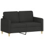 3-piece black fabric sofa set with cushions by , Sofas - Ref: Foro24-3202058, Price: 742,27 €, Discount: %