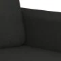 3-piece black fabric sofa set with cushions by , Sofas - Ref: Foro24-3202058, Price: 728,65 €, Discount: %