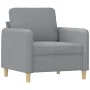 Sofa set with cushions 3 pieces light gray fabric by , Sofas - Ref: Foro24-3202070, Price: 614,22 €, Discount: %
