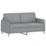 Sofagarnitur mit Kissen 2-teilig aus hellgrauem Stoff von , Sofas - Ref: Foro24-3202102, Preis: 465,73 €, Rabatt: %