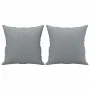 Sofa set with cushions 2 pieces light gray fabric by , Sofas - Ref: Foro24-3202102, Price: 456,74 €, Discount: %