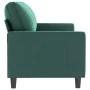 Sofá de 3 plazas terciopelo verde oscuro 180 cm de , Sofás - Ref: Foro24-359211, Precio: 269,45 €, Descuento: %